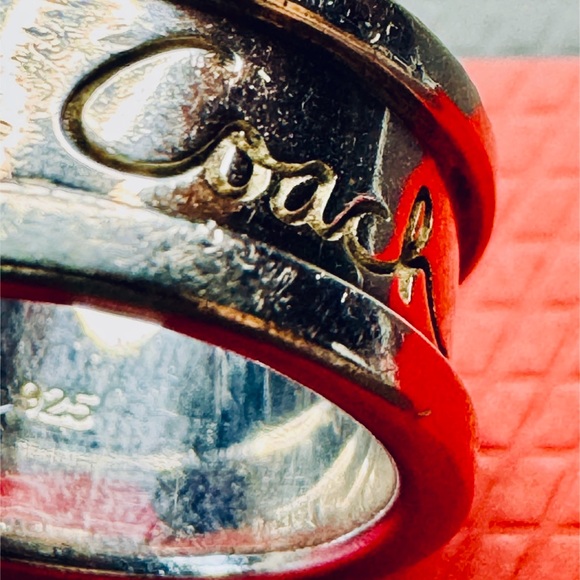 Coach Brand Sterling Silver Classic “1941” Wide Band
Ring Size 6 - Picture 7 of 10